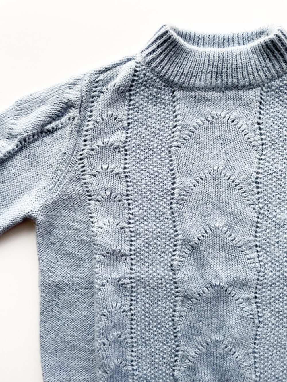 H&M Mockneck Pointelle Knit Sweater - Picture 2 of 9